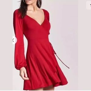Forever 21 Mock Skater wrap Dress